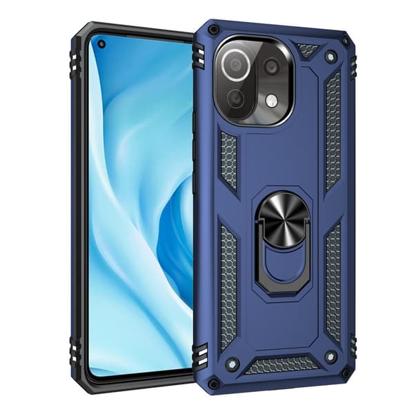 Bofink Combat Xiaomi 11 Lite 5G NE / Xiaomi Mi 11 Lite 5G / Xiaomi Mi 11 Lite skal - Blå Blå