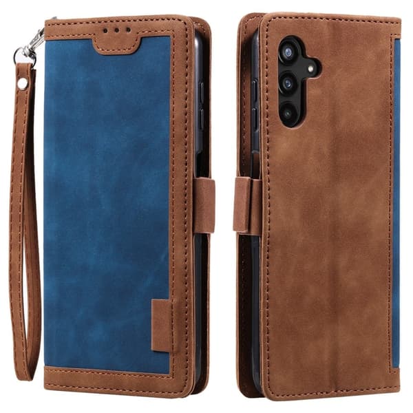 Surburbian Samsung Galaxy S24 Plus læder flip etui - Blå Blue