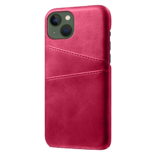 Dual Card iPhone 14 Plus cover - Lyserød Pink