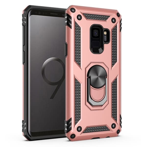 Bofink Combat Samsung Galaxy S9 cover - Rødguld Pink