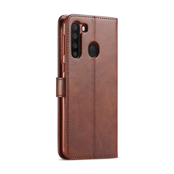 LC.IMEEKE Samsung Galaxy A21 Etui - Kaffe Brown