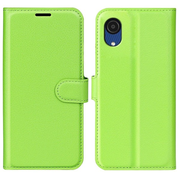 Wonderland Samsung Galaxy A03 Core Flip Etui - Grøn Green