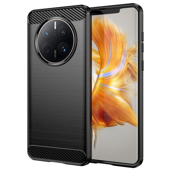 Carbon Flex Huawei Mate 50 Pro skal - Svart Svart