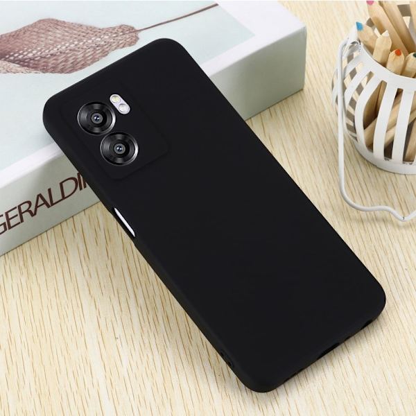 Matte Liquid OnePlus Nord N300 silikone cover - Sort Black