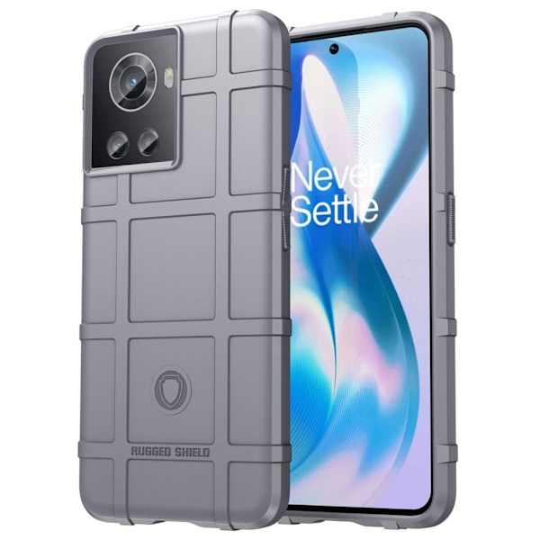 Rugged Shield OnePlus 10R / OnePlus Ace deksel - Grå Silver grey