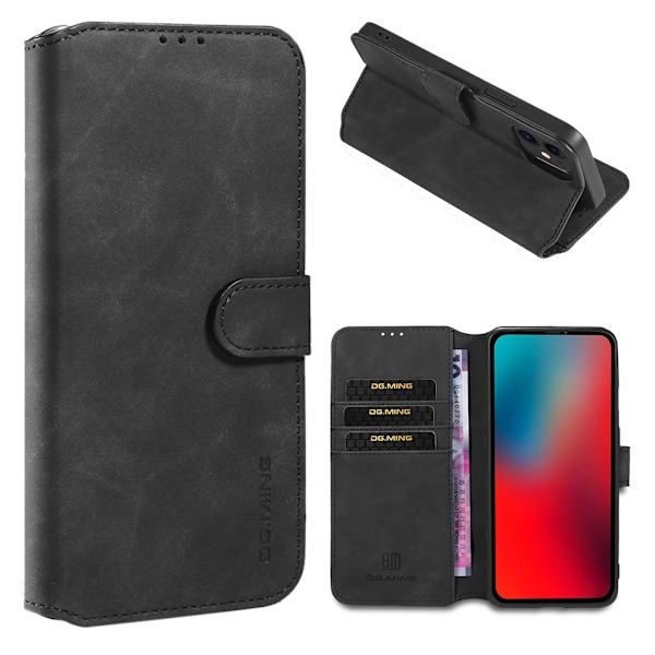 DG.Ming iPhone 12 Mini Retro Etui - Svart Black