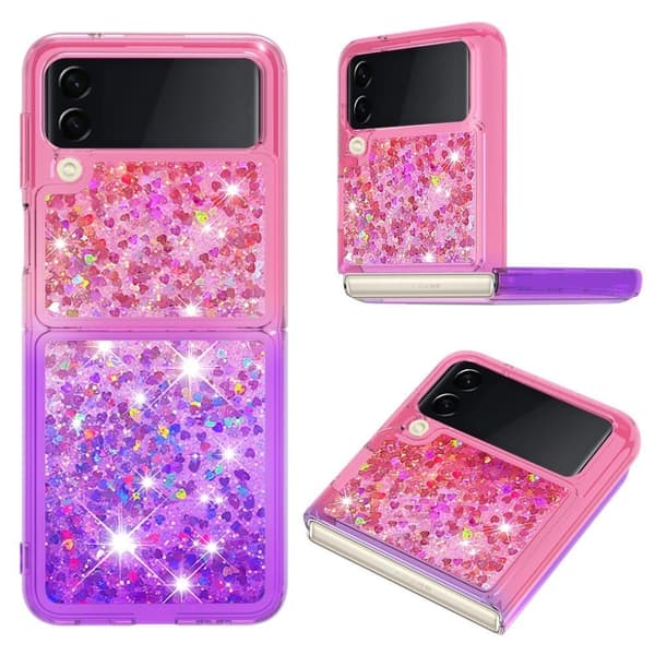 Princess Samsung Galaxy Z Flip4 Deksel - Rosa / Lilla Pink