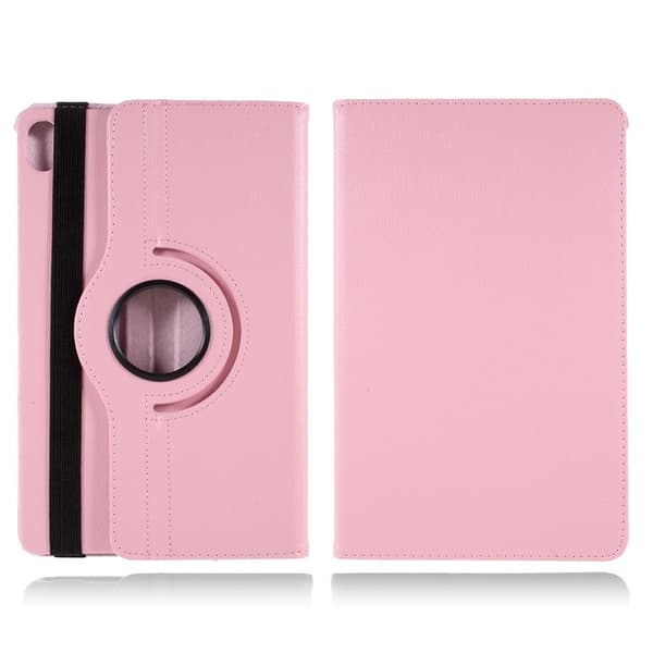 Lenovo Tab P11 360 graders roterbart läderfodral - Rosa Rosa