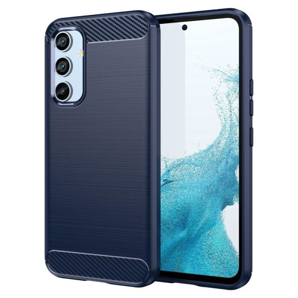Carbon Flex Etui Samsung Galaxy A54 - Blå Blue