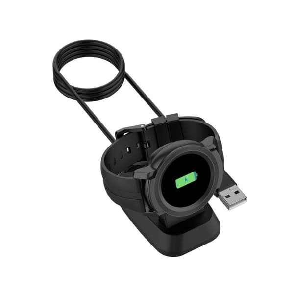 Ticwatch S2 / E2 USB-latausteline - Musta Black