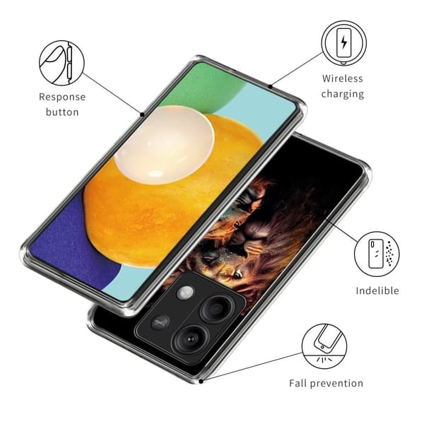Vibe Xiaomi Redmi Note 13 5G  deksel - Style F Gold