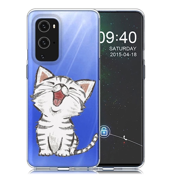 Deco OnePlus 9 Pro etui - Little kat Silver grey