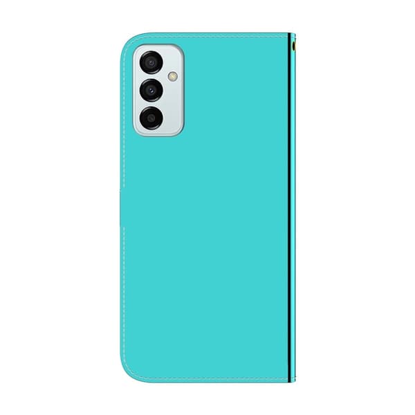 Mirror Samsung Galaxy M23 flip-etui - Cyan Green