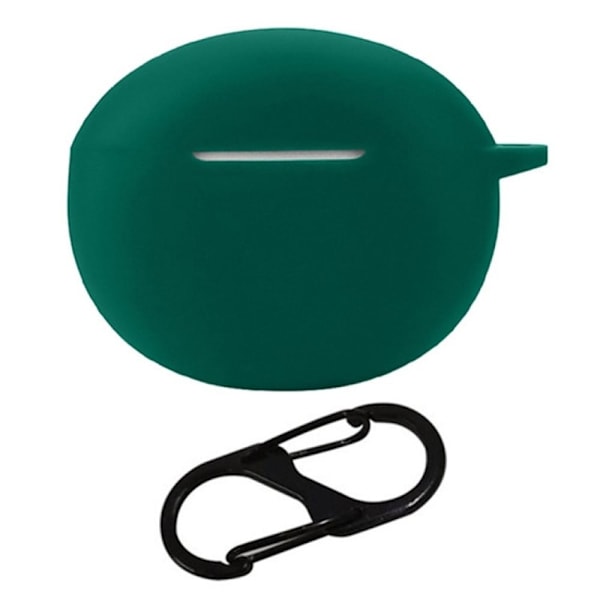 Redmi Buds 4 Active simpelt silikonecover med spænde - Sortliggrøn Green
