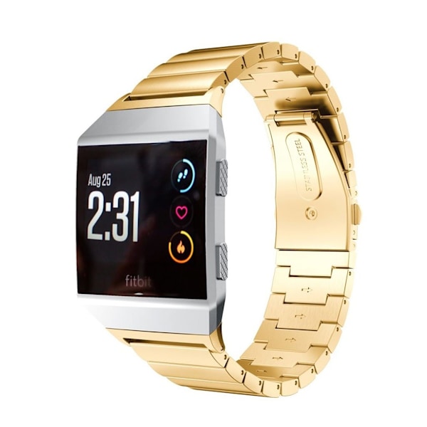 Fitbit Ionic Modernt rostfritt stål klockband - Guld Guld