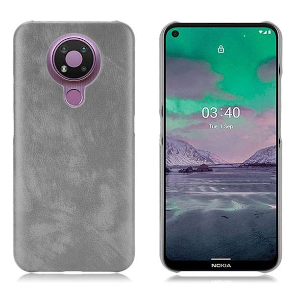 Prestige Etui Nokia 3.4 - Grå Silver grey