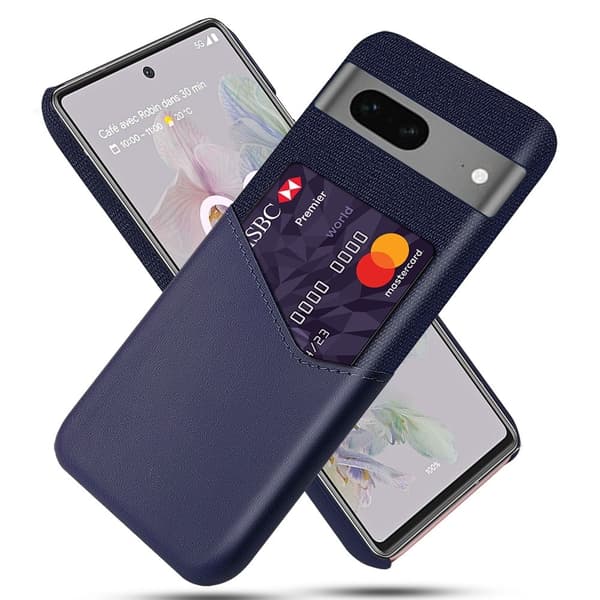 Bofink Google Pixel 7a Card Suojakuori - Sininen Blue
