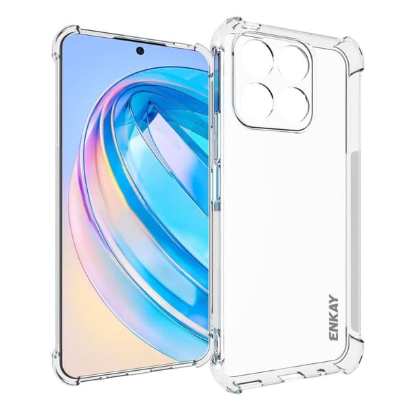 ENKAY gjennomsiktig fallsikkert etui for Honor X8a Transparent