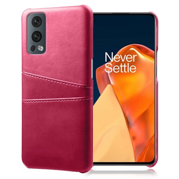Dual Card Etui OnePlus Nord 2 5G - Rose Pink
