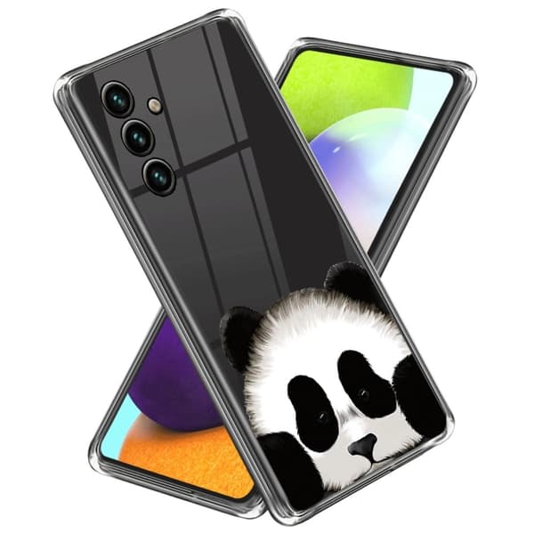 Deco Samsung Galaxy A55 cover - Sød Panda White