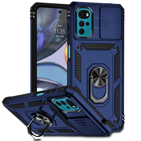 Bofink Combat Motorola Moto G22 deksel - Blå Blue