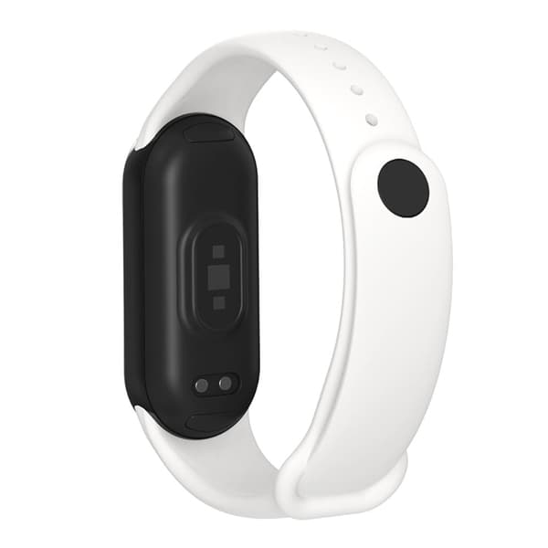 Xiaomi Smart Band 8 Silikon Klockarmband Handledsband Ersättning - Vit Vit