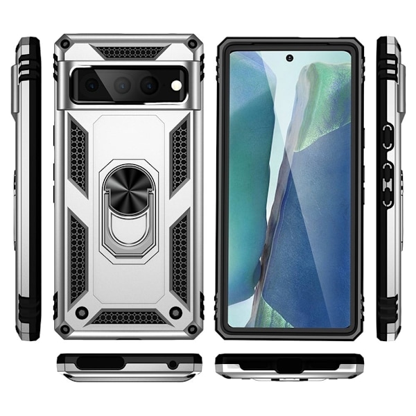Bofink Combat Google Pixel 7 Pro cover - Sølv/Grå Silver grey