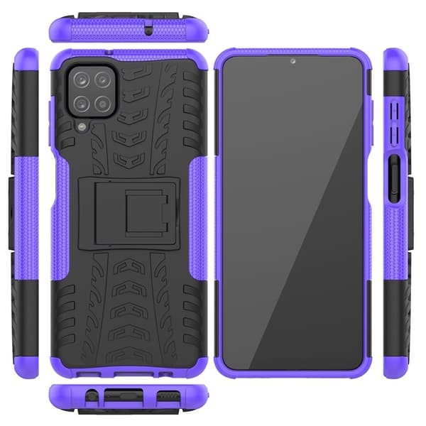 Offroad Samsung Galaxy A12 5G skal - Lila Lila