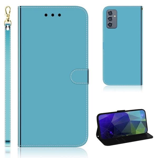Mirror Samsung Galaxy A82 5G Läppäkotelo - Sininen Blue