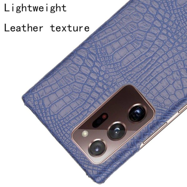 Croco Samsung Galaxy Note 20 Ultra skal - Blå Blå