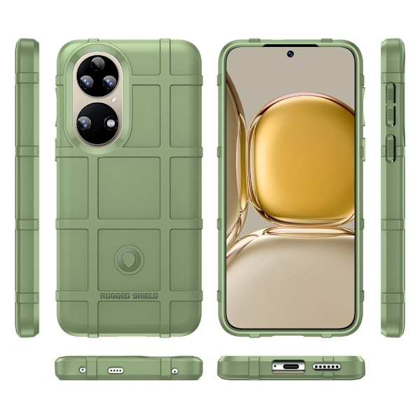 Rugged Shield Huawei P50E / Huawei P50 skal - Grön Grön