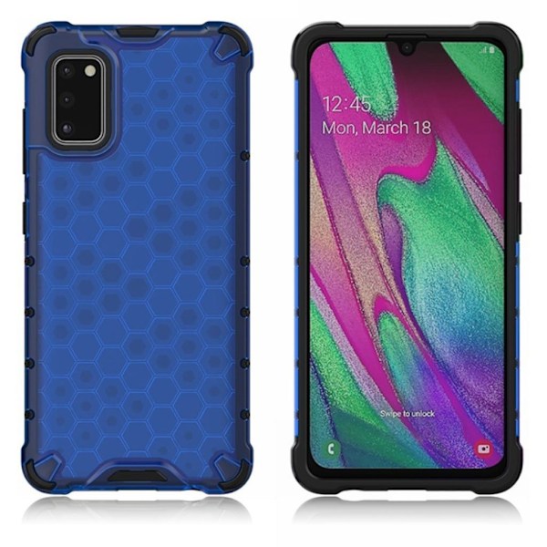 Bofink Honeycomb Samsung Galaxy A41 skal - Blå Blå