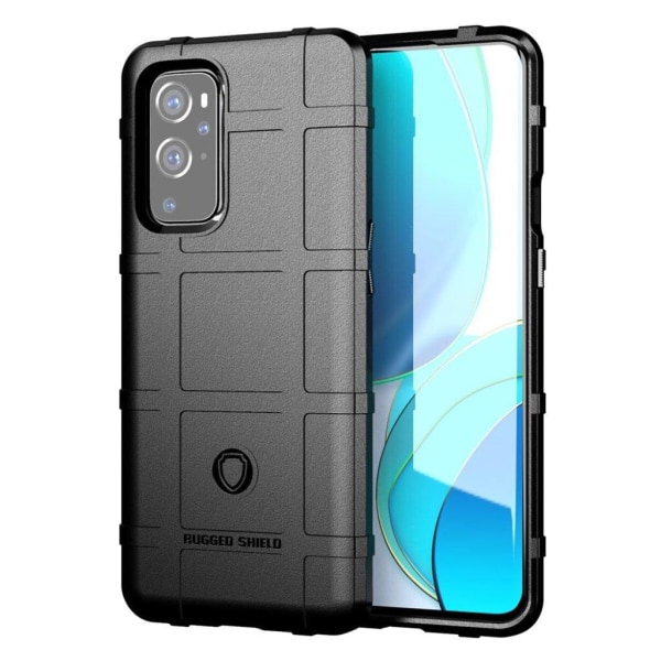 Rugged Shield OnePlus 9 kotelot - Musta Black