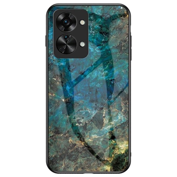Fantasy Marble OnePlus Nord 2T cover - Smaragd Marmor Green