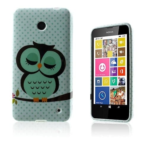 Westergaard Nokia Lumia 630 deksel - Green Sleeping Owl Green