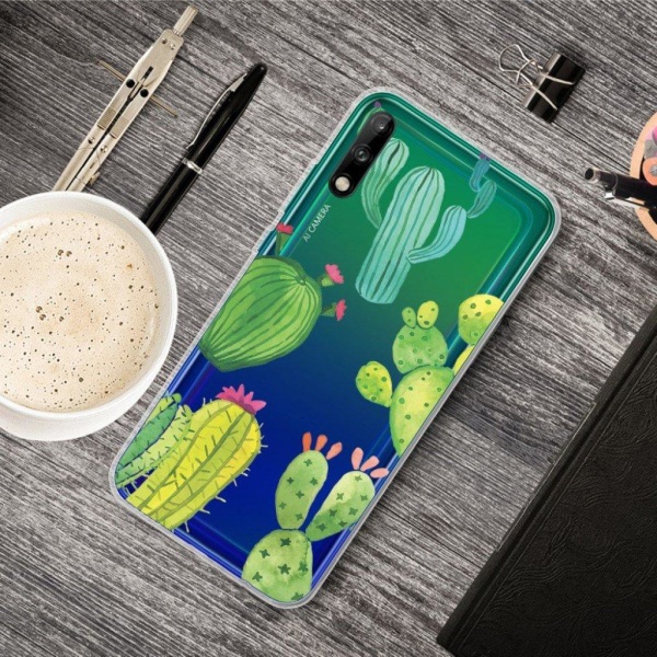 Deco Huawei P40 Lite E skal - Kaktus Grön