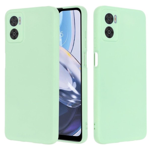 Matt Motorola Moto E22i / Motorola Moto E22 skal av flytande silikon - Grön Grön