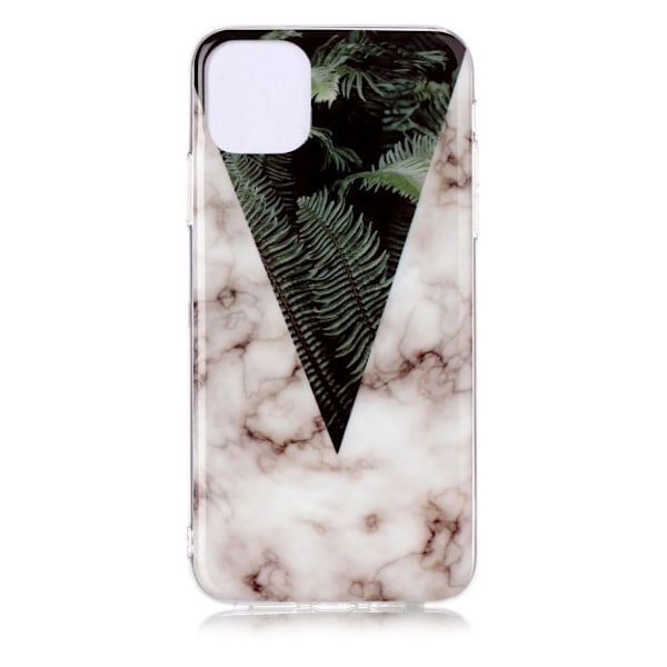 Marmormotiv iPhone 11 Pro Max skal - Marmor Med Bladmönster Grön