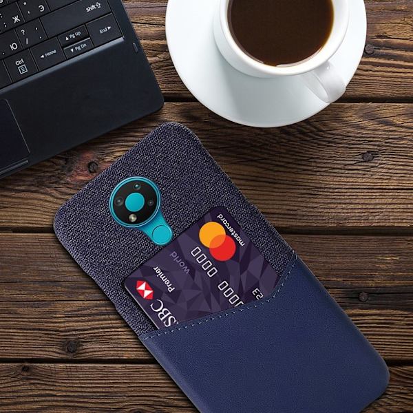 Bofink Nokia 3.4 kort cover - mørkeblå Blue