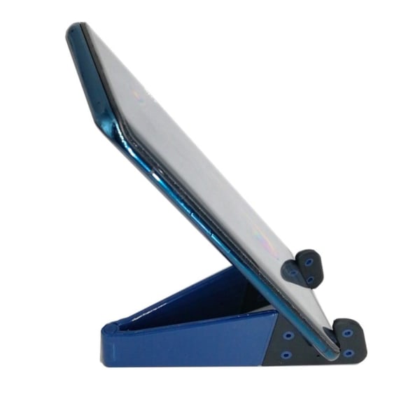 Universal V-shape foldable phone stand holder - Dark Blue Blue