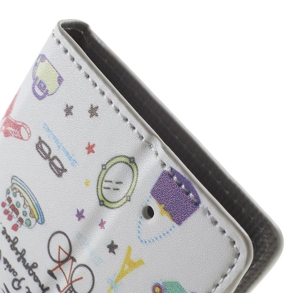 Mobergmicrosoft Lumia 950 Læder Etui - Eiffeltårn Multicolor