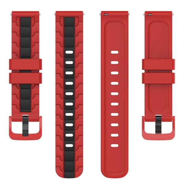 Omega Joint Mission MoonSwatch dual color silicone watch strap - Red