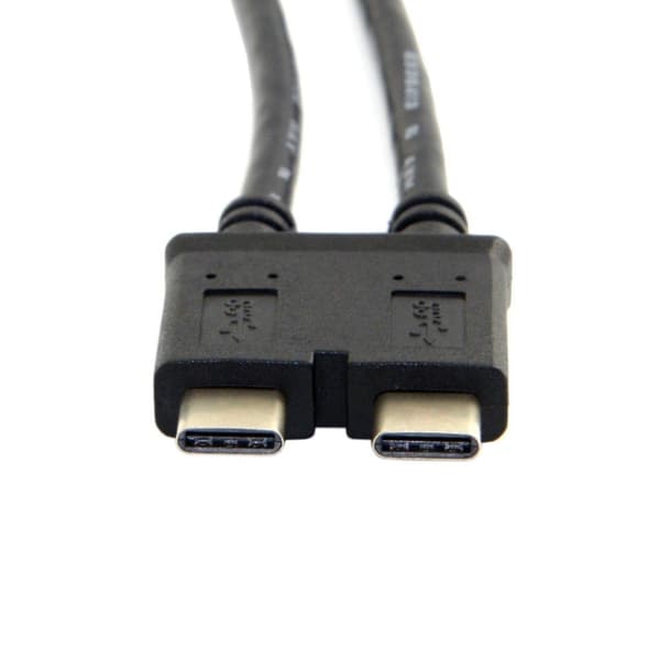 Universaali Dual kaapeli USB-C 3.1 tyyppi C USB 30.A naaras OTG datakaapeli Black