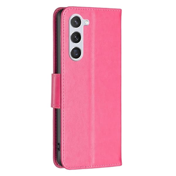 Butterfly Samsung Galaxy S23 Läppäkotelo - Rose Pink