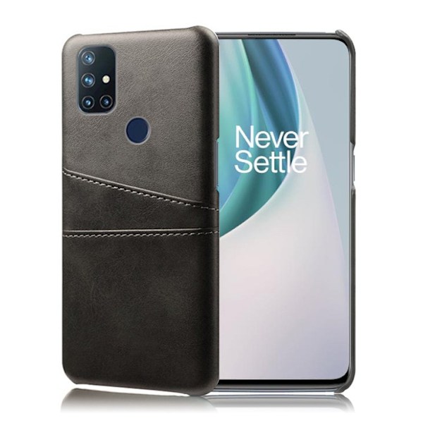 Dual Card etui - OnePlus Nord N10 5G - sort Black
