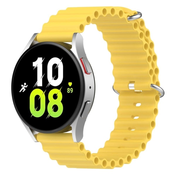 22mm Universal silicone watch strap - Yellow Gul