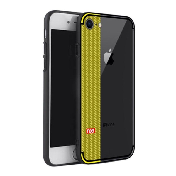 NXE iPhone 7 ja 8 trendikäs suojakuori - Keltainen Yellow