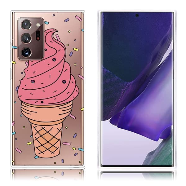 Deco Samsung Galaxy Note 20 Ultra cover - Pink Pink