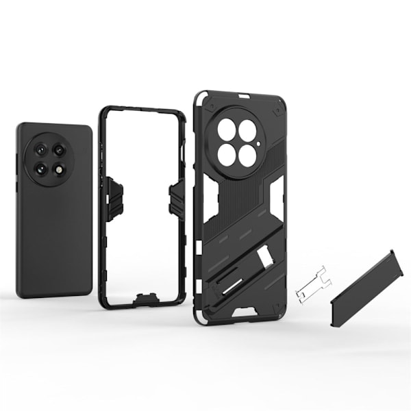 Stødsikkert moderne OnePlus 13 hybridcover - Sort Black