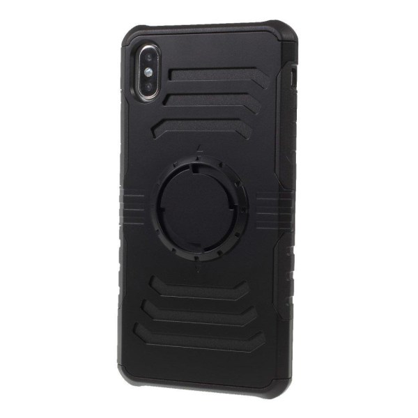 iPhone 9 Plus beskyttende cover af hybridmateriale - Sort Black